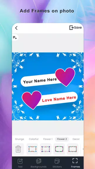 Name on necklace - Name art Captura de tela 3
