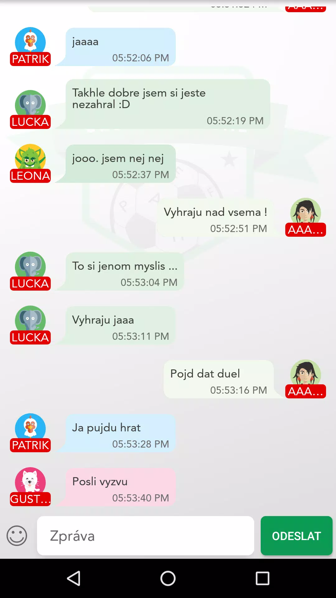 Slovní Fotbal Zrzut ekranu 3