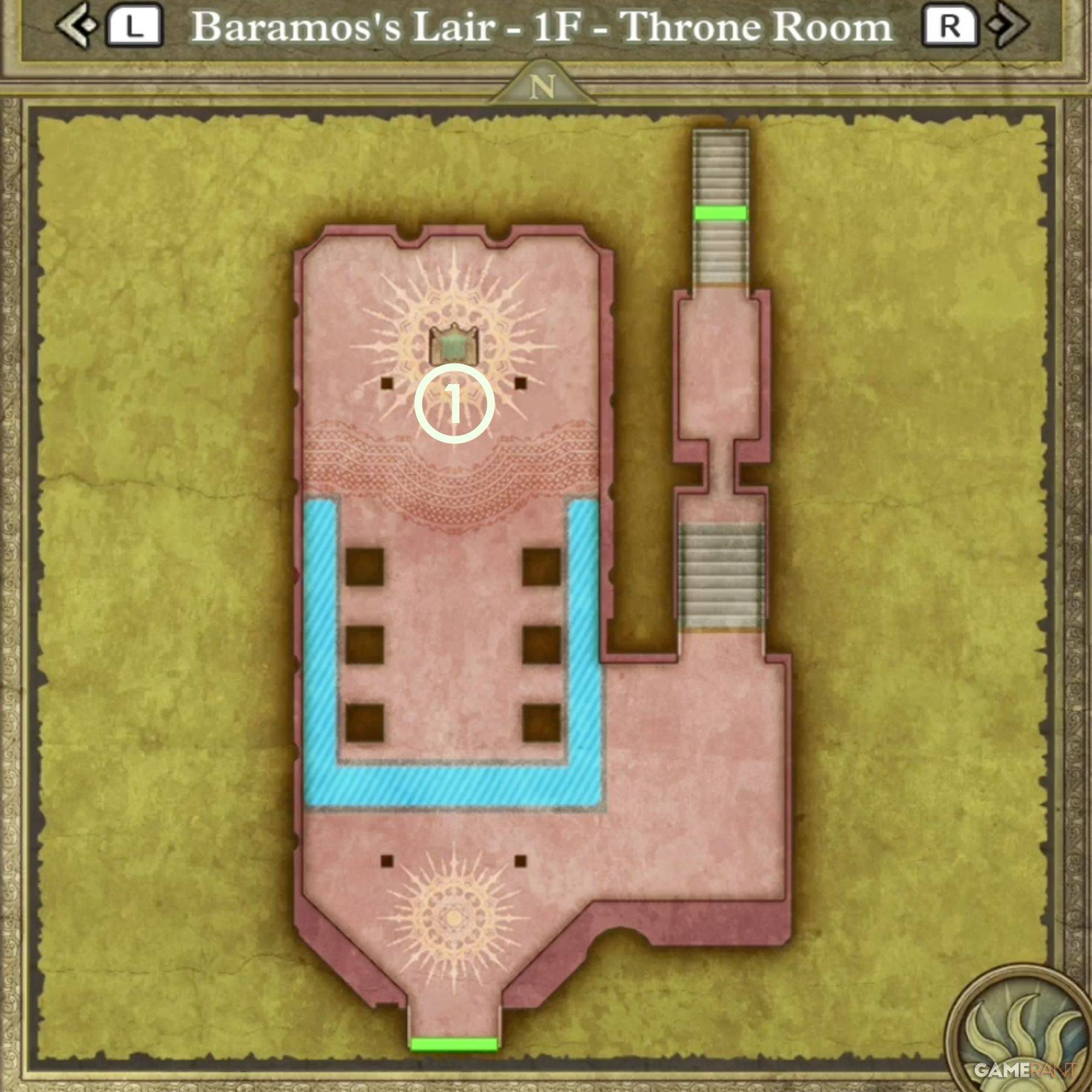 Image: Throne Room Map with Treasure Locations