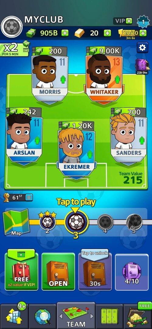 Idle Soccer Story Tangkapan skrin 1