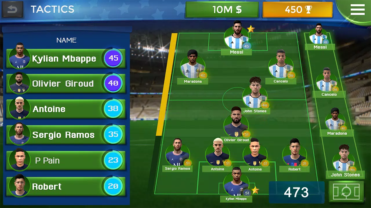 Soccer Club Star Football Game Ảnh chụp màn hình 1