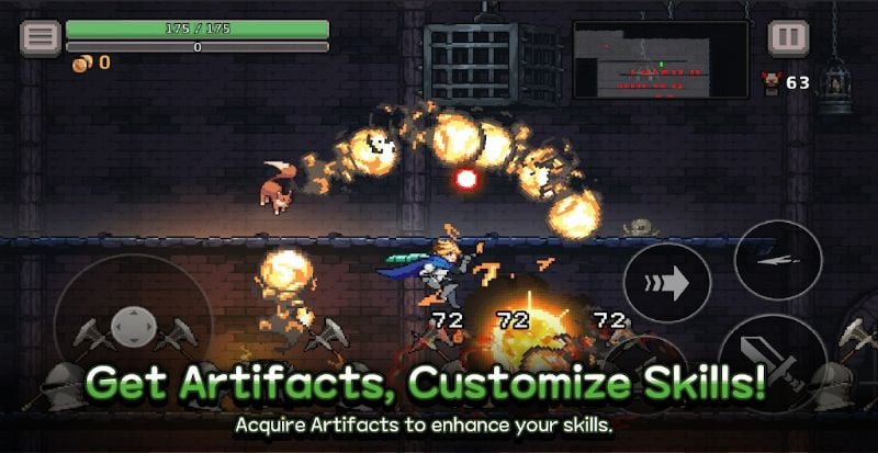Dungeon Slasher: Roguelike Ảnh chụp màn hình 4