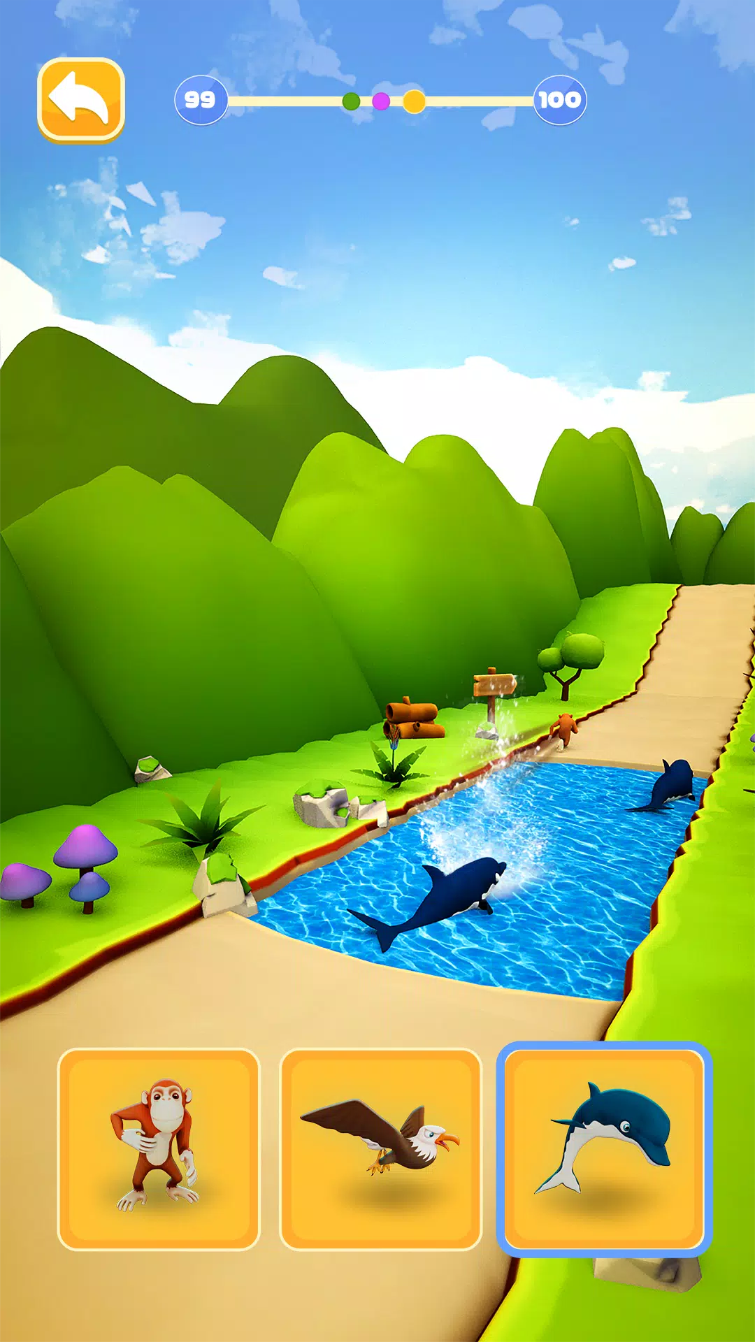 Animal Shifting: Transform Run ภาพหน้าจอ 3