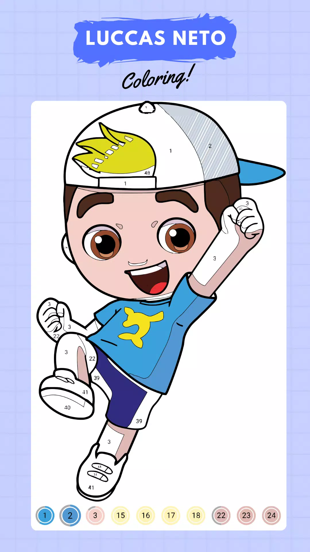 Luccas Neto Jogo de Colorir Скриншот 2