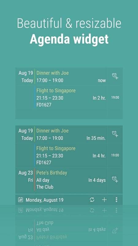 Calendar Widget: Month/Agenda スクリーンショット 3