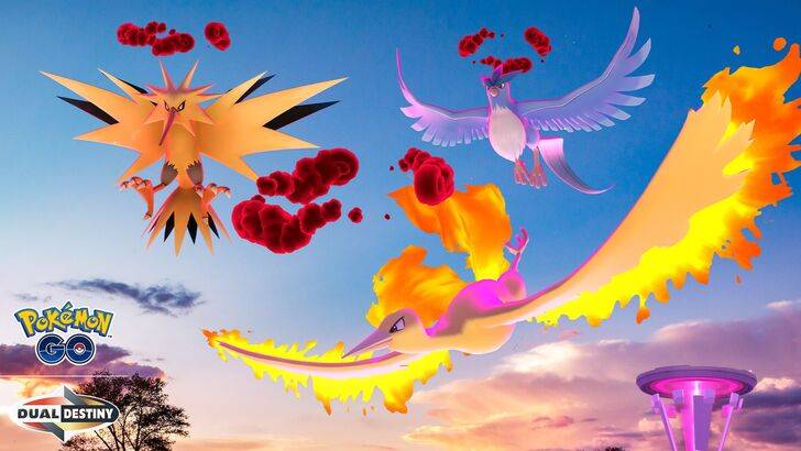 Articuno，Zapdos和Moltres Dynamax即將推出