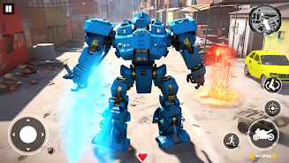Real Robot Bike Transform Game Ảnh chụp màn hình 2