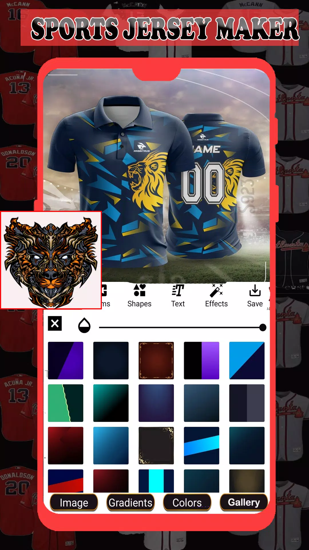 Sports Jersey Maker Скриншот 4