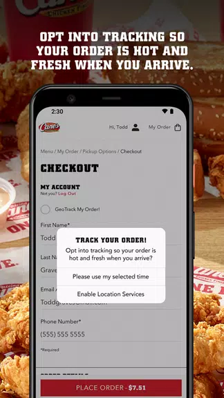 Raising Cane's Chicken Fingers Captura de tela 4