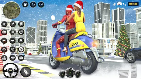 Superhero Bike Taxi Bike Games Скриншот 2