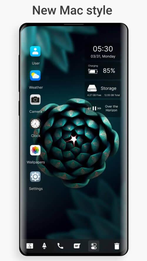 M Book OS 14 Launcher Скриншот 1