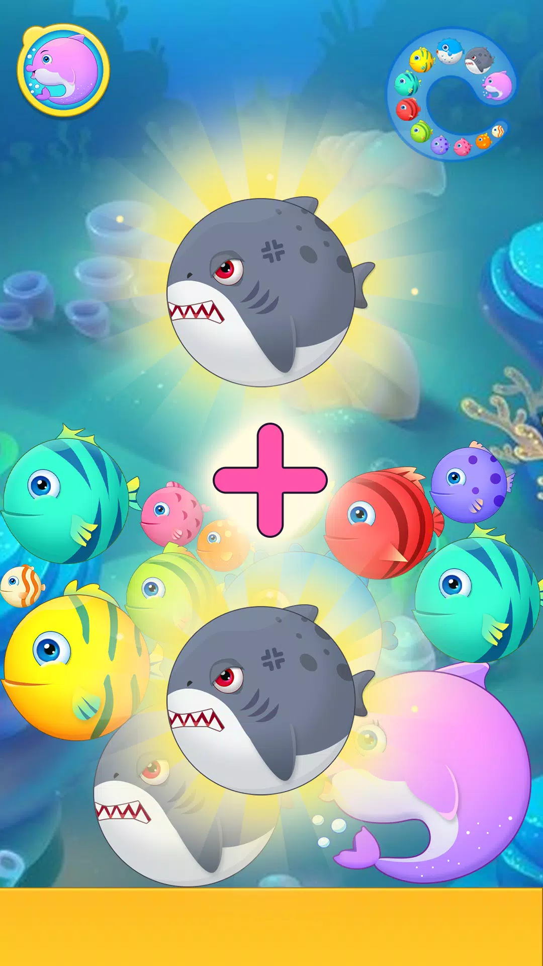 Sea Animals - Merge Game Zrzut ekranu 2
