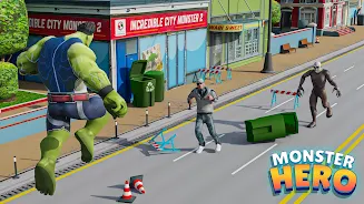 Black Monster Hero City Battle Tangkapan skrin 2