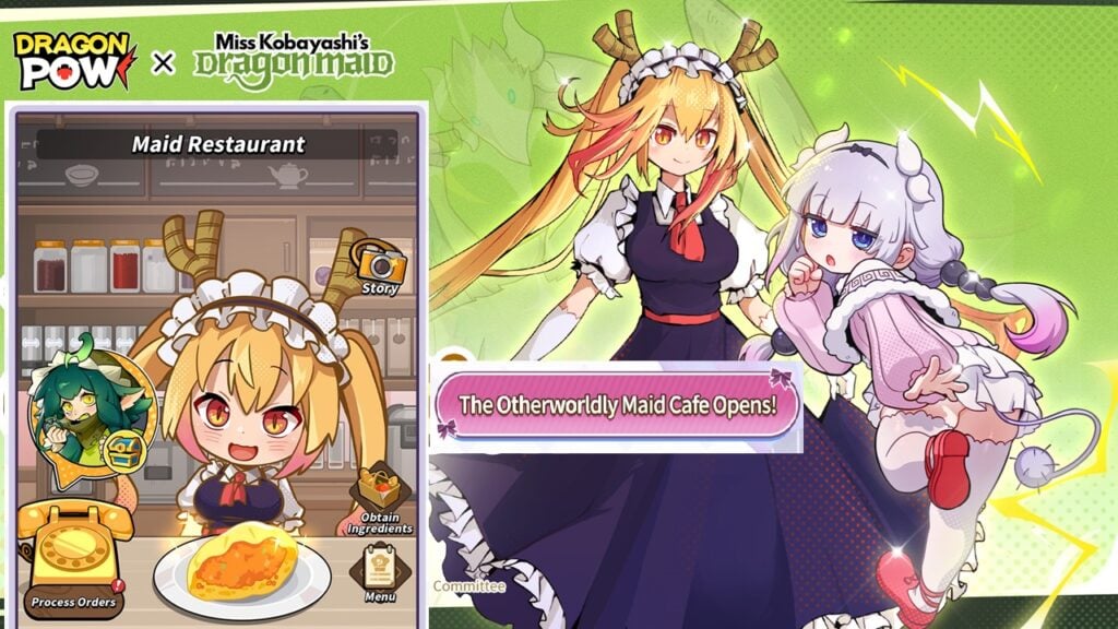 Ang mga bagong karagdagan sa dragon ay sumali sa Pow: Dragon Maid Collab ng Miss Kobayashi