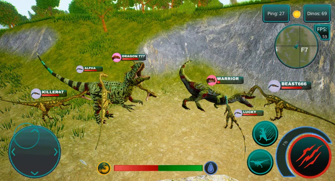 Schermata The Cursed Dinosaur Isle: Game 1
