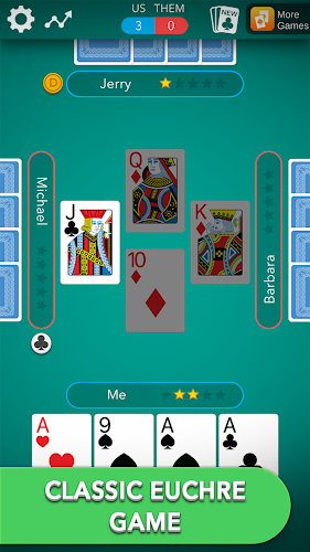 Euchre Classic Card Game スクリーンショット 1