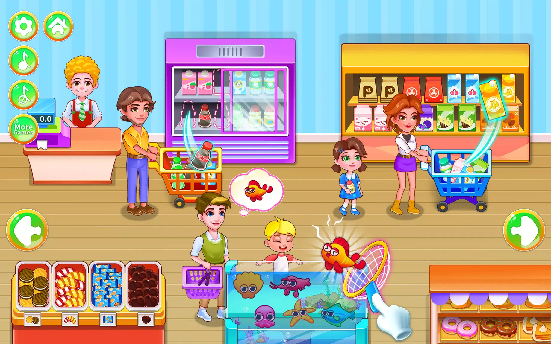 Supermarket Go Shopping Скриншот 2
