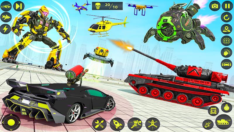 Army Tank Robot Car Games:應用截圖第4張
