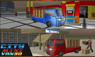 US Driver Transport Truck Game स्क्रीनशॉट 1