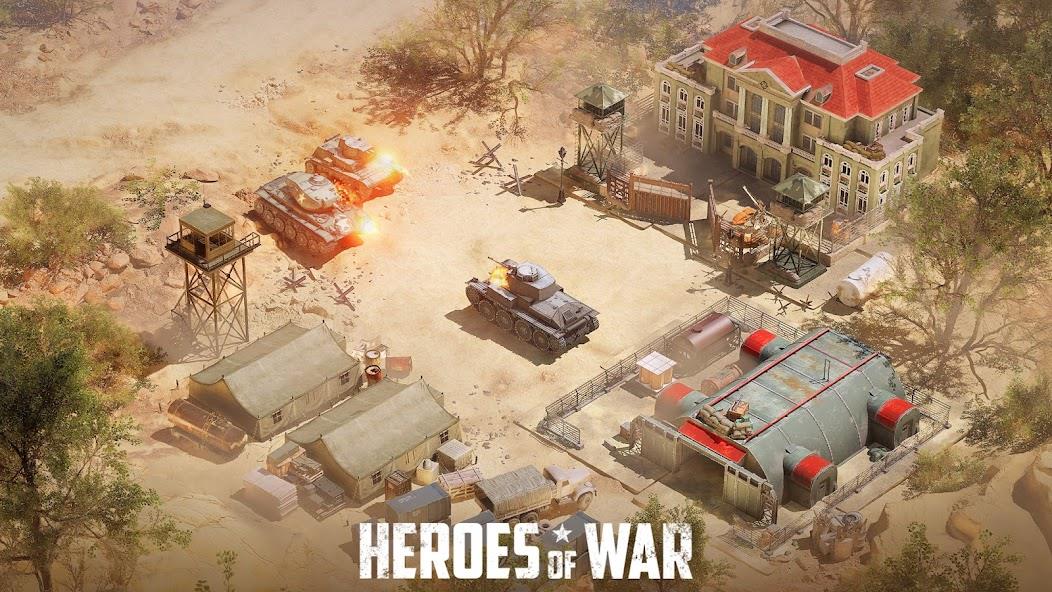 Heroes of War: Idle army game Mod ภาพหน้าจอ 3