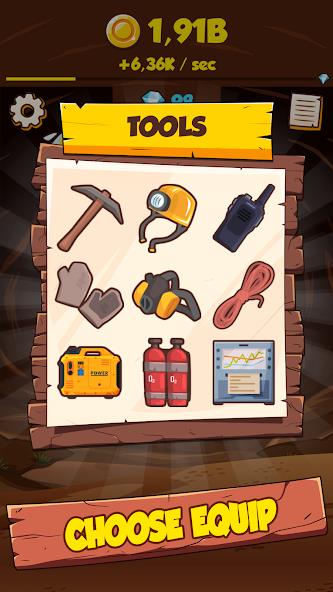 Idle Miner Clicker: Tap Tycoon Mod Tangkapan skrin 4
