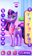 Magical Unicorn Candy World Ảnh chụp màn hình 2