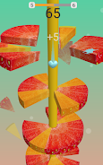Helix Fruits Fall スクリーンショット 1
