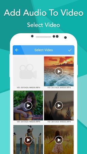 Add Audio To Video ဖန်သားပြင်ဓာတ်ပုံ 2