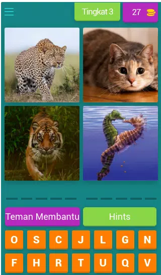 Tebak-tebakan Gambar Hewan Скриншот 4