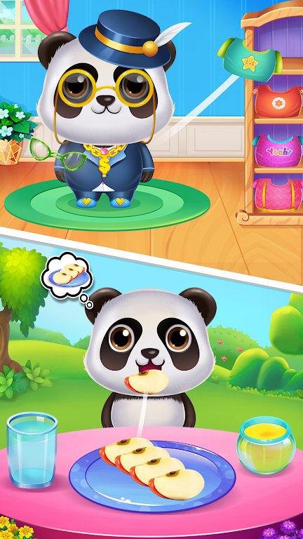 Panda caretaker pet salon game Скриншот 1