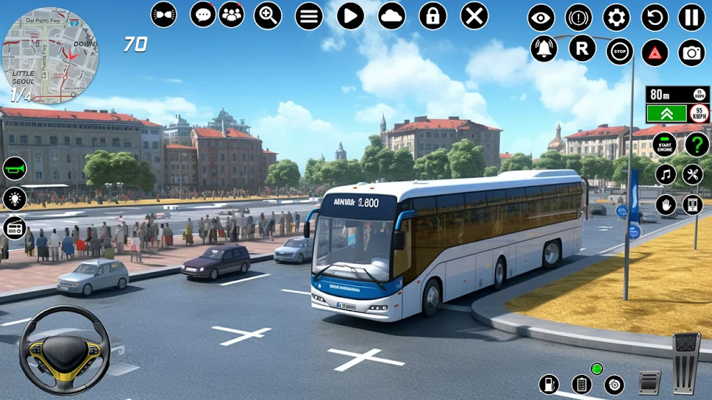Indian Bus Driver: Bus Game ภาพหน้าจอ 4
