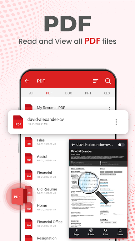 All Document Reader PDF Reader スクリーンショット 2