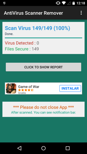 AntiVirus Scanner Remover應用截圖第3張