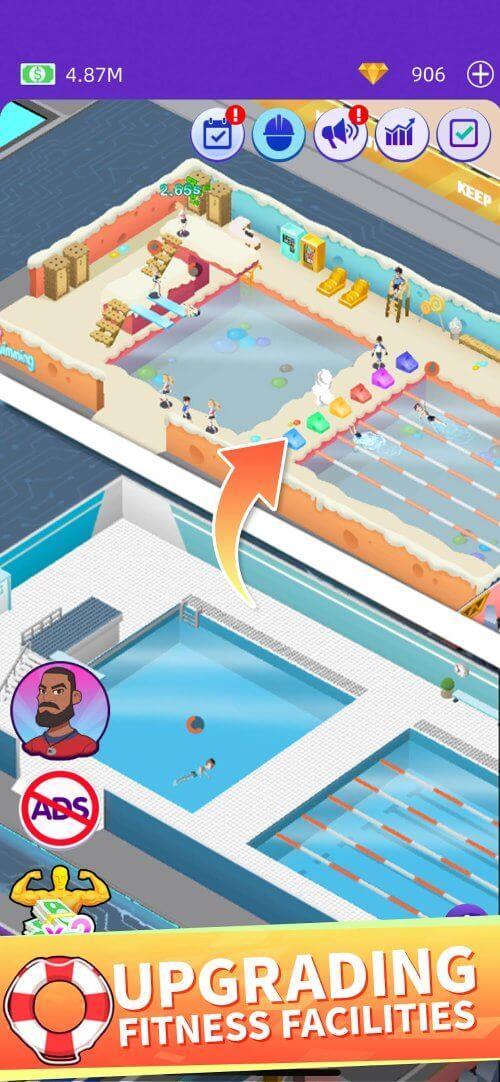 Idle GYM Sports Schermafbeelding 1