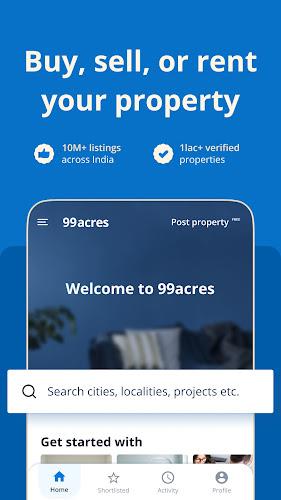 99acres Buy/Rent/Sell Property应用截图第1张