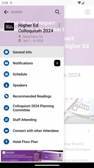 College Board Events Schermafbeelding 2
