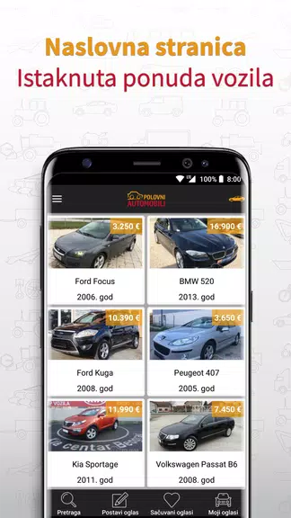PolovniAutomobili Captura de pantalla 1