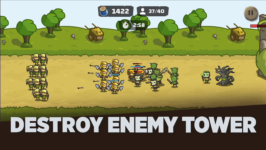 Tower Royale: Stick War Online应用截图第1张