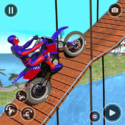 Bike Game Motorcycle Race Скриншот 1