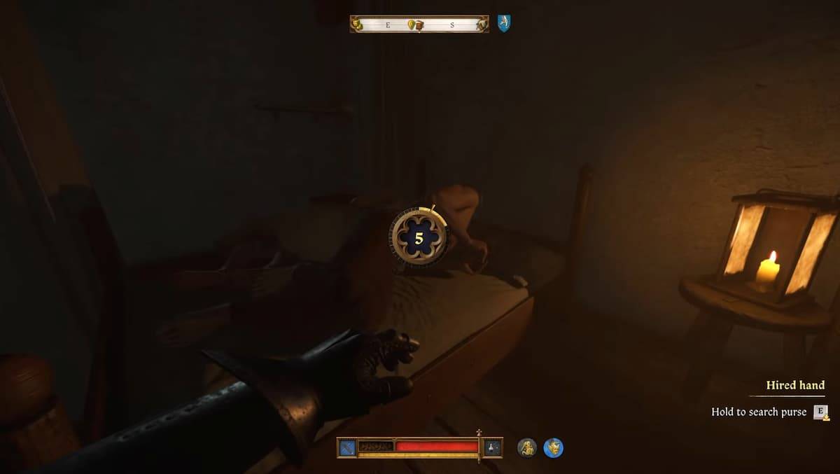 Image: Hired Hand NPC asleep