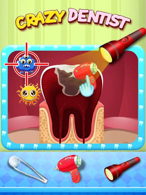 Mouth care doctor dentist game Ekran Görüntüsü 1