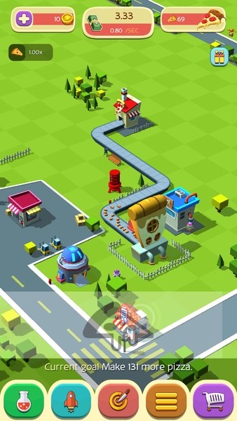 Pizza Factory Tycoon - Idle Clicker Game Ảnh chụp màn hình 1