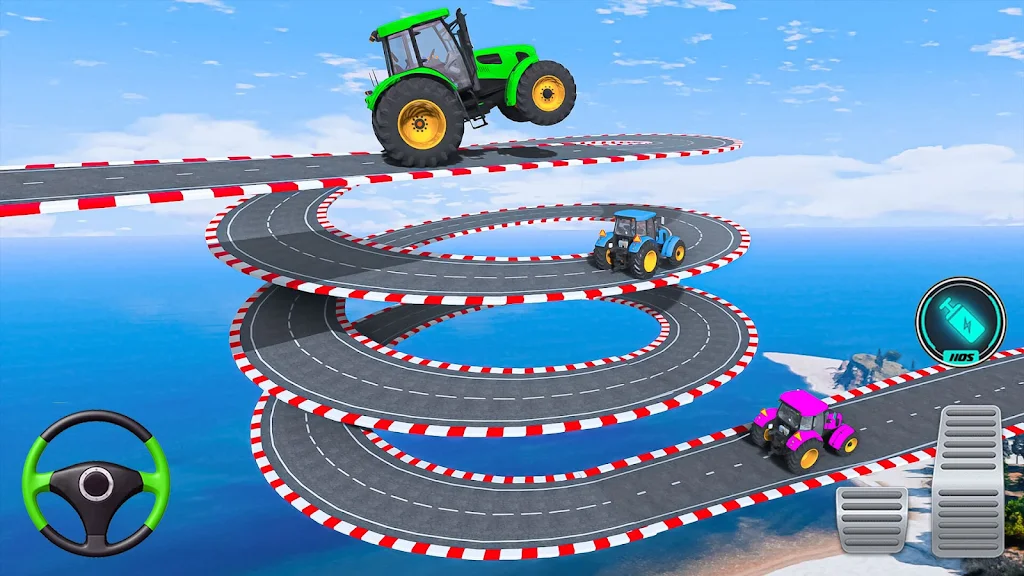 Mega Ramp Tractor Stunt Game應用截圖第3張