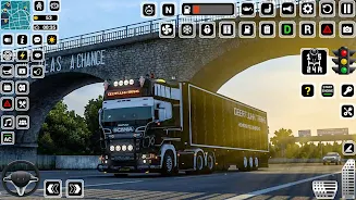 Euro Truck Driving Games 3D स्क्रीनशॉट 3
