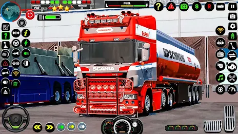 US Oil Tanker Truck Drive Sim 스크린샷 2