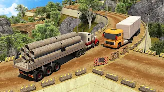 Offroad 18 Wheeler Truck Drivi Captura de tela 4