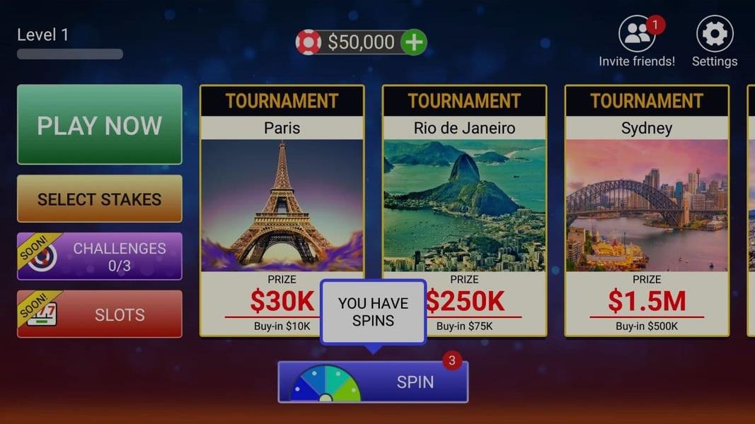 Poker Offline - Free Texas Holdem Poker Games應用截圖第1張