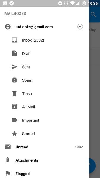 Email - Courrier rapide Capture d'écran 1