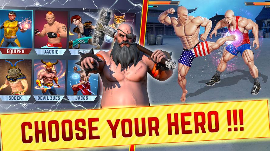 Schermata Kung Fu Karate Fighting Games 2