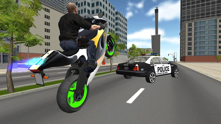 Bike Driving: Police Chase Ảnh chụp màn hình 2